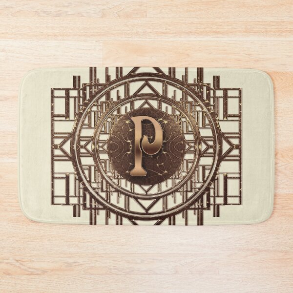 Item preview, Art Nouveau Letter P Monogram Art Deco Vintage Alphabet designed and sold by Xarah.