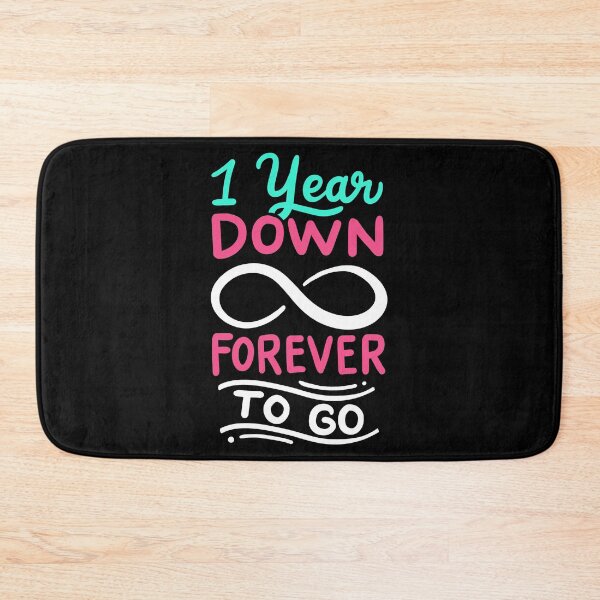 Item preview, 1st Wedding Anniversary - 1 Year Down Forever To Go designed and sold by haselshirt.
