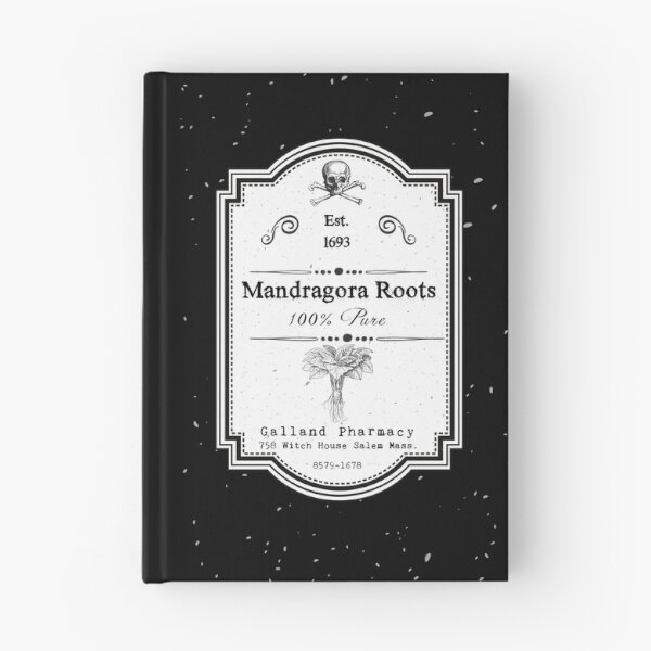 Item preview, Mandragora Roots Potion Label Gothic Occult Halloween designed and sold by Spells n' Coven.