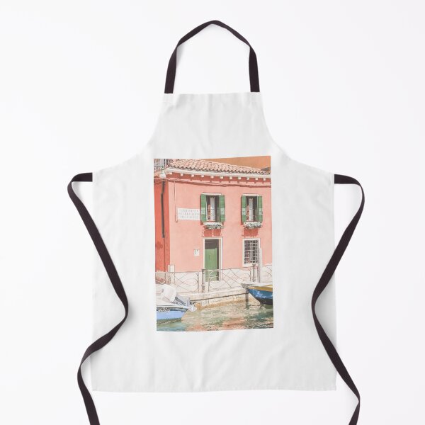 Item preview, 439. Red house with green, Venice, Italy designed and sold by Julie Travel Photography.