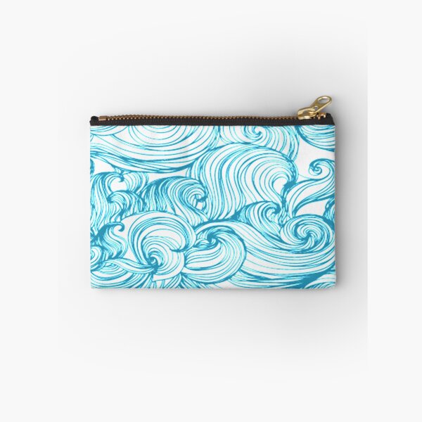 Item preview, Blue wave patterns designed and sold by KawaiiGlobal.