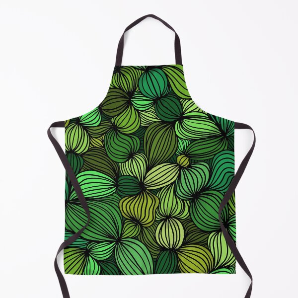 Item preview, abstract green geometric pattern designed and sold by pixelcow333.