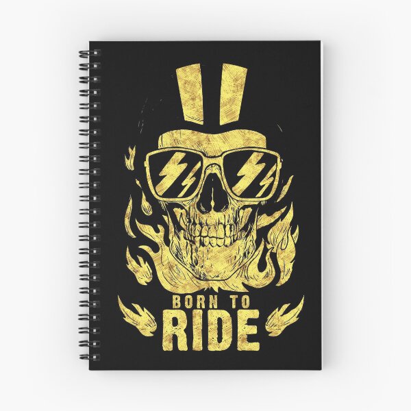 Item preview, Born to Ride Skull Fire Helmet for all the open road lovers designed and sold by Naumovski.
