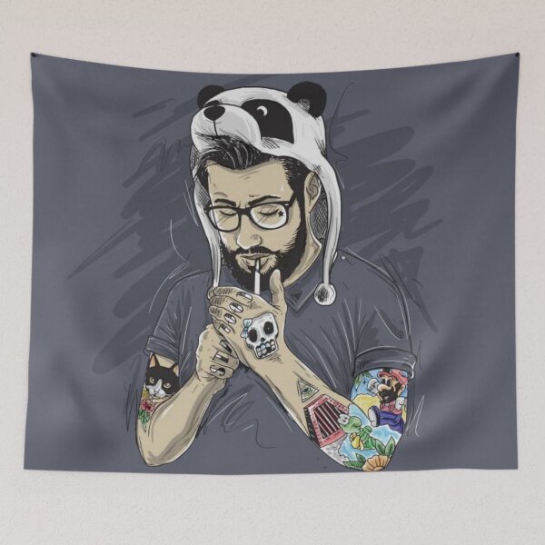 Item preview, Tattooed Dude designed and sold by DopeTops.