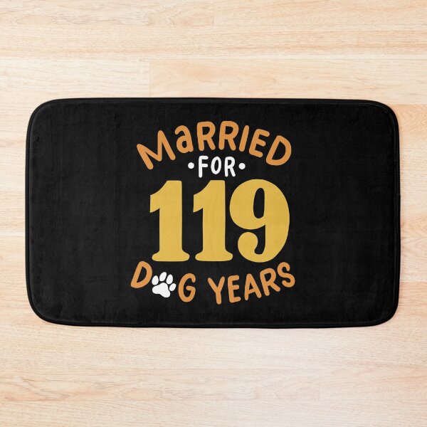 Item preview, 17th Wedding Anniversary, Married For 119 Dog Years designed and sold by haselshirt.