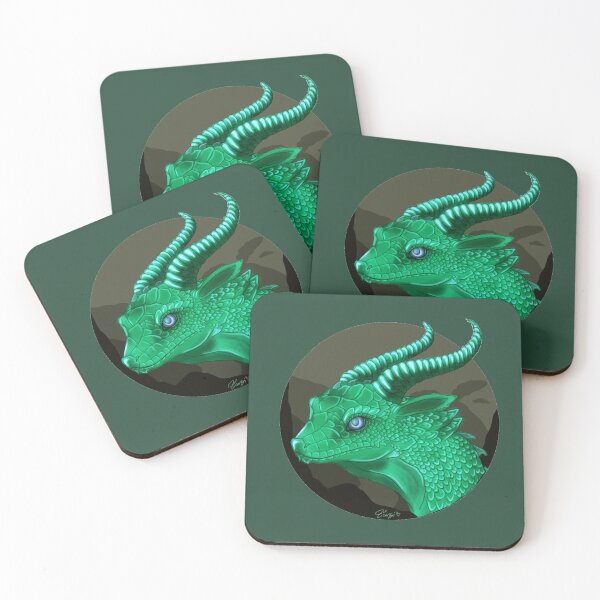 Item preview, Green emerald dragon  designed and sold by TarniaFedeleArt.