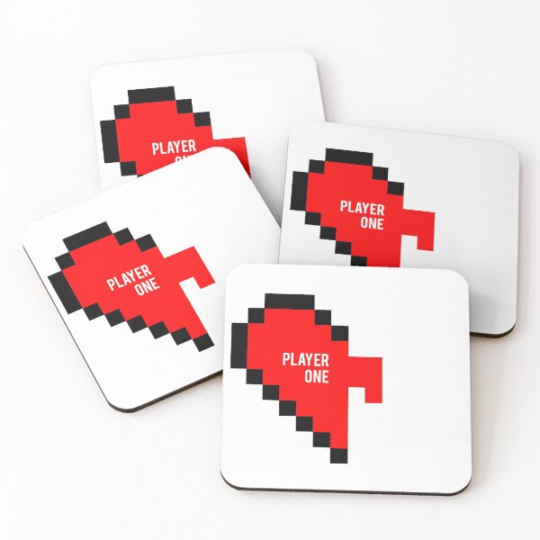Item preview, Couple Goals - Player One Gaming Retro Heart designed and sold by 1SilentEcho.
