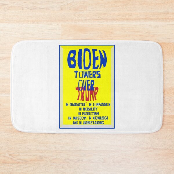 Item preview, Wacky & Fun “BIDEN TOWERS OVER TRUMP…!” Apparel & Accessories designed and sold by Joanenices.