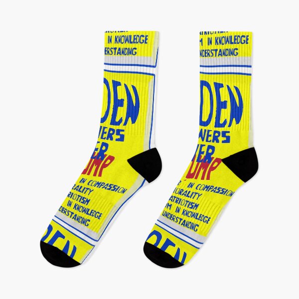 Item preview, Wacky & Fun “BIDEN TOWERS OVER TRUMP…!” Apparel & Accessories designed and sold by Joanenices.