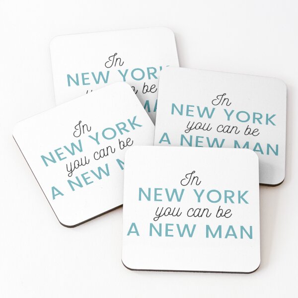 Item preview, In New York you can be a new man Hamilton Quote designed and sold by MonMonTales.