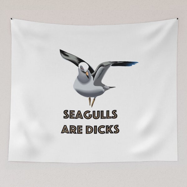 Item preview, Seagulls Are Dicks  designed and sold by urockdesigns.