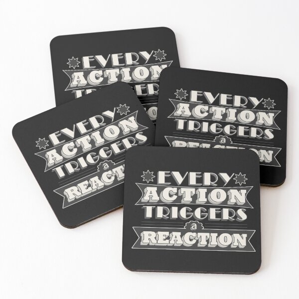 Item preview, Every action triggers a reaction designed and sold by Infdesigner.