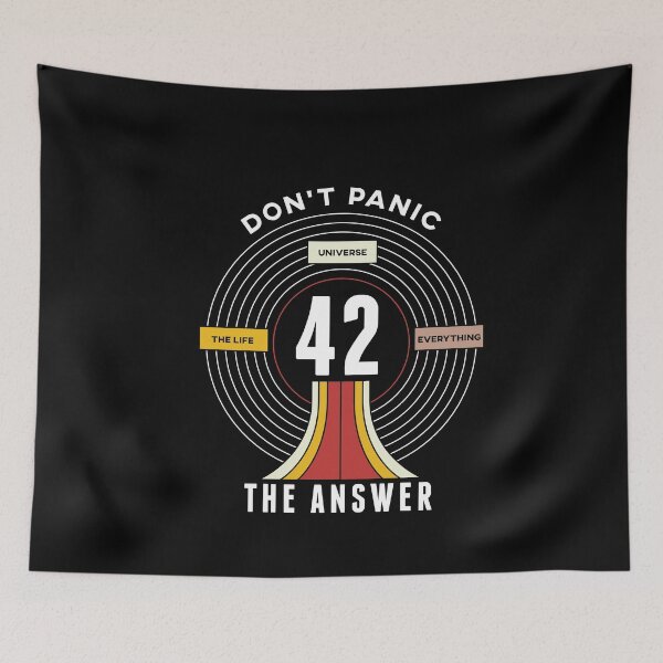 Item preview, 42 The Answer to The Life, Universe, and Everything designed and sold by Grafik Traffik.