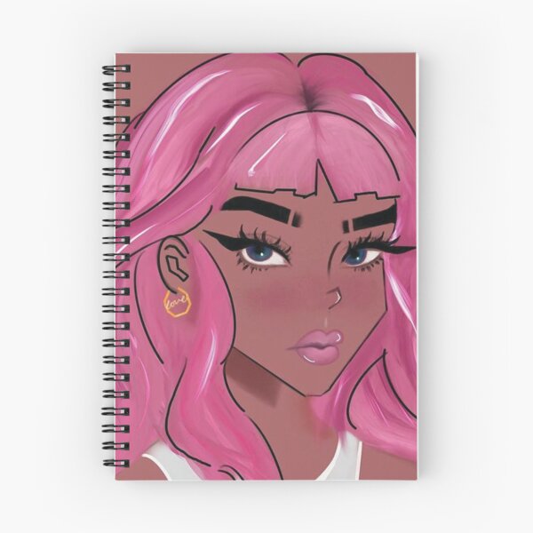 Item preview, Girl with pink hair (digital) designed and sold by hibiscus-.