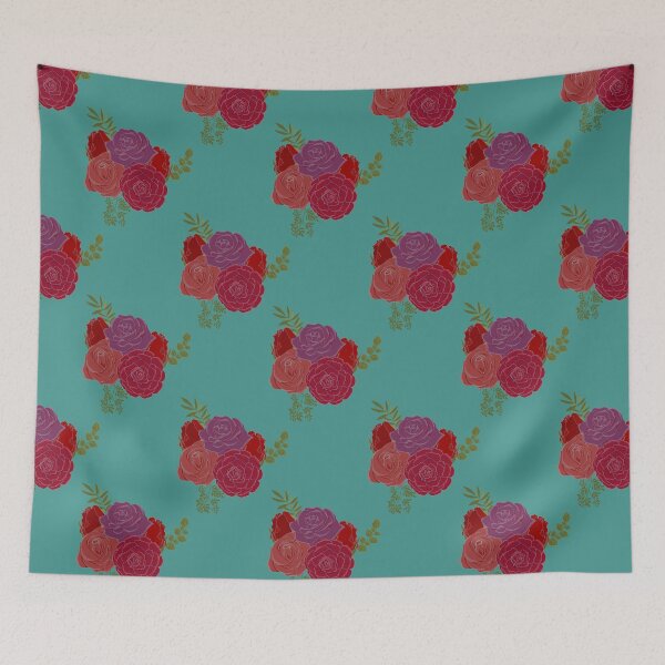 Item preview, Roses seamless pattern designed and sold by Reshma Rajagopal.