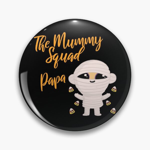 Item preview, Papa Family Matching Halloween The Mummy squad graphic design designed and sold by PlusAdore.