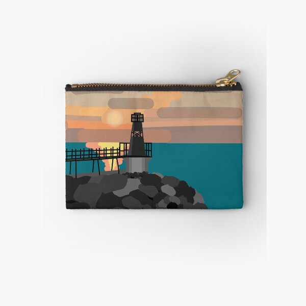 Item preview, Battery Point Portishead Lighthouse with a sunrise background designed and sold by nihemher.