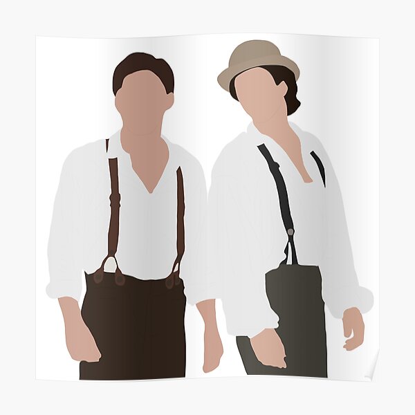 Stefan And Damon 1864 Poster By Chloejohnsvn Redbubble