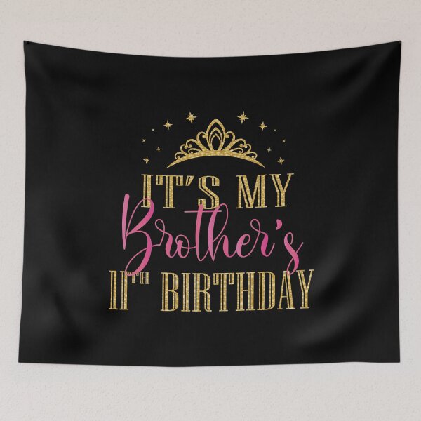 Item preview, It's My Brother's 11th Birthday Boys Party Family Matching product designed and sold by Grabitees.