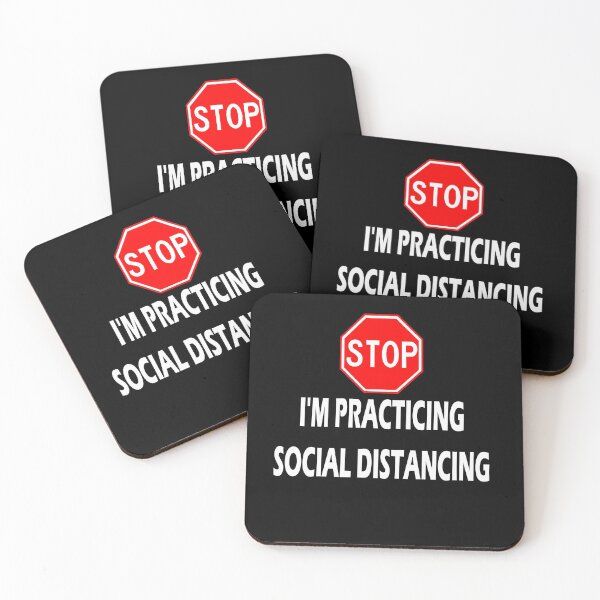 Item preview, Stop Im Practicing Social Distancing designed and sold by CoolApparelShop.