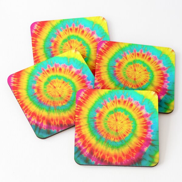 Item preview, Tie Dye, Colorful, Retro, Hippie, Psychedelic colors, Pink, Green, Yellow, Orange designed and sold by Logic72.