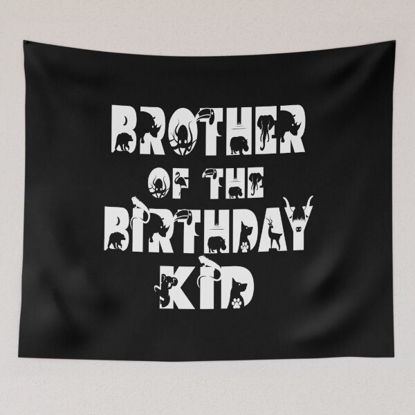 Item preview, Brother Of The Birthday Kid Zoo Theme Animal Party product designed and sold by Grabitees.
