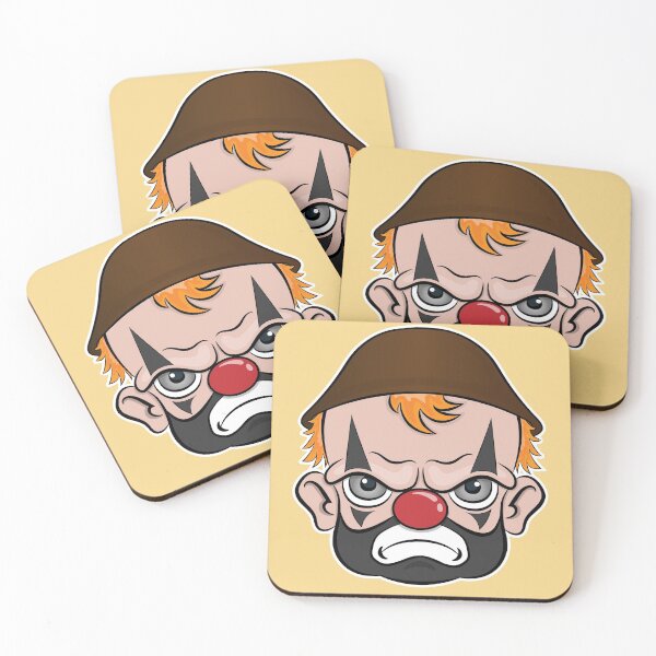 Item preview,  scowling cartoon clown designed and sold by kotart72.