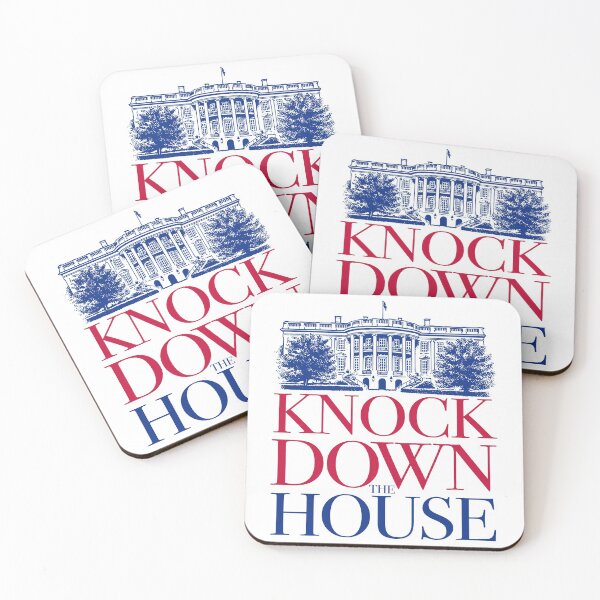 Item preview, Knock Down; White House; designed and sold by StickerApe.