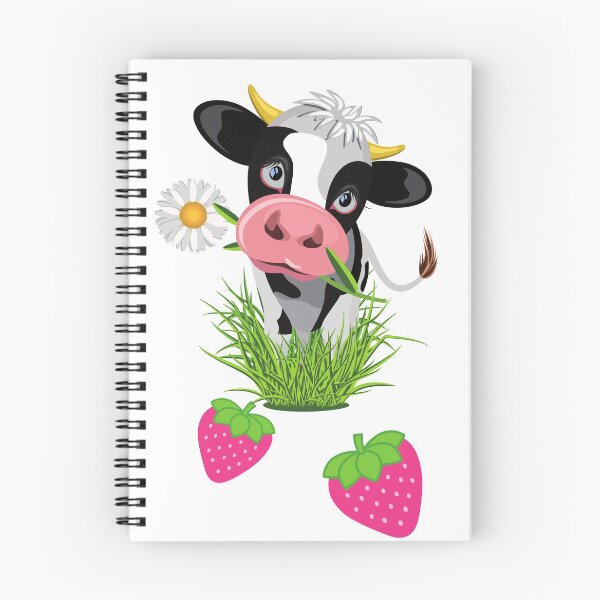 Item preview, Strawberry Cow, Margarita flower and strawberries designed and sold by OneTimeEngineer.