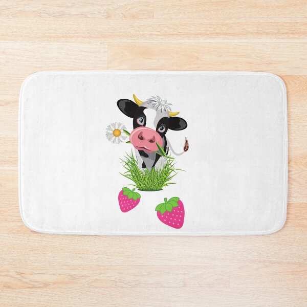 Item preview, Strawberry Cow, Margarita flower and strawberries designed and sold by OneTimeEngineer.