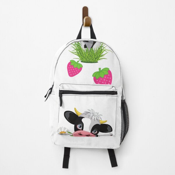 Item preview, Strawberry Cow, Margarita flower and strawberries designed and sold by OneTimeEngineer.