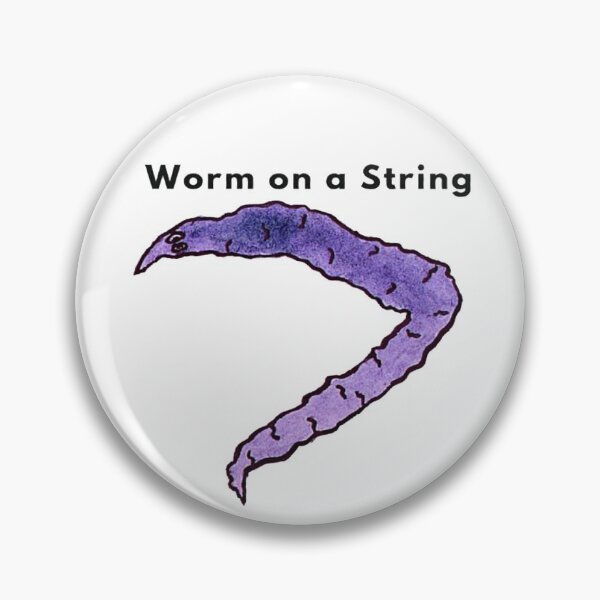 Item preview, Weird worm on a string designed and sold by NancyArtDesigns.