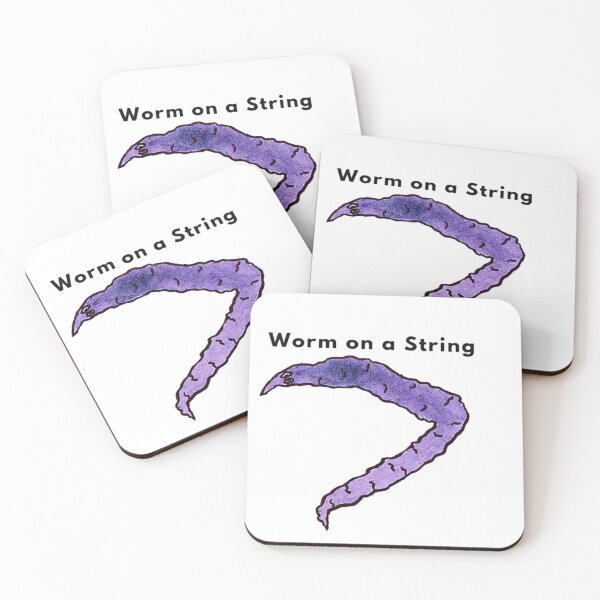 Item preview, Weird worm on a string designed and sold by NancyArtDesigns.