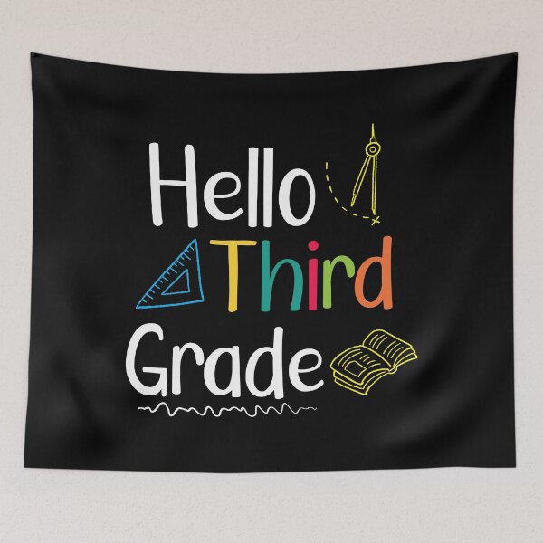 Item preview, Hello Third Grade T-Shirt Back To School designed and sold by YES!GOODY.