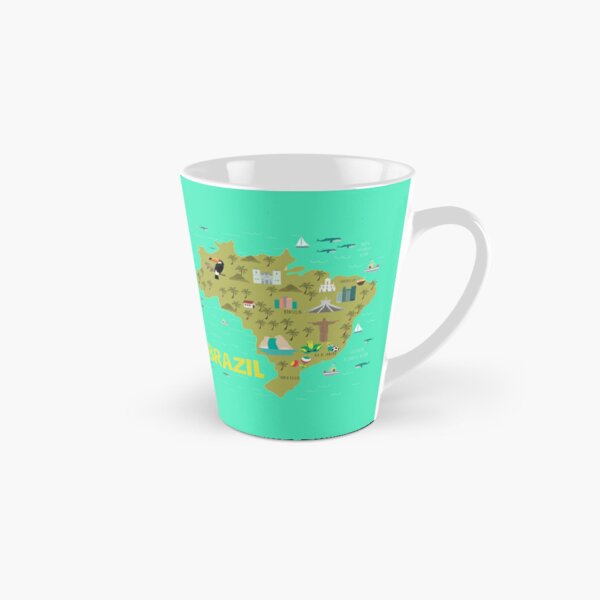 Togo Watercolor Map Coffee Mug