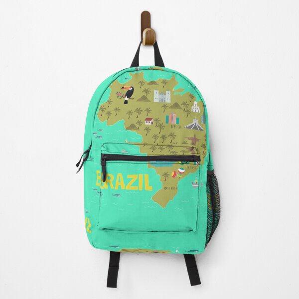 Item preview, Mapa ilustrado de Brasil designed and sold by Trio's Stuff.