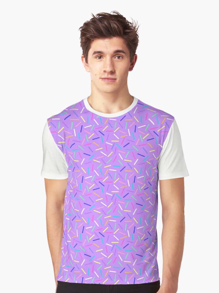 Purple candy sprinkles  Graphic T-Shirt for Sale by Nicole Stewart