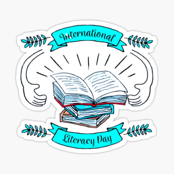 Item preview,   "International Day of Literacy". designed and sold by Mahe Jabeen.