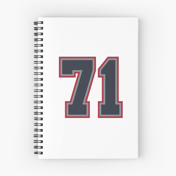 Item preview, 71 Navy Grey Red Sports Number Seventy-One designed and sold by HelloFromAja.