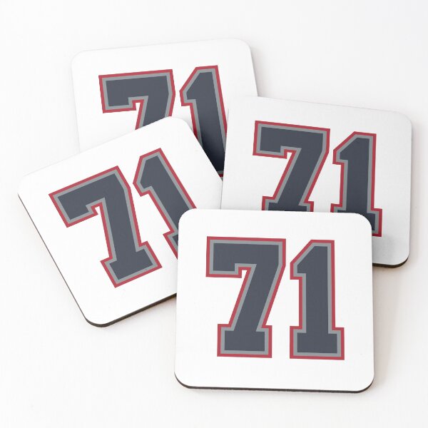 Item preview, 71 Navy Grey Red Sports Number Seventy-One designed and sold by HelloFromAja.