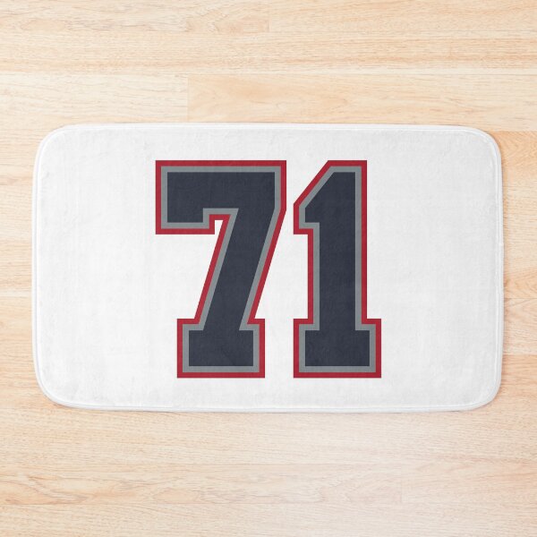Item preview, 71 Navy Grey Red Sports Number Seventy-One designed and sold by HelloFromAja.