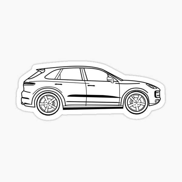 Porsche Cayenne Sticker