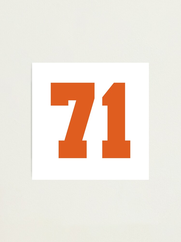 71 Number Cleveland Sports Seventy-One Brown Jersey