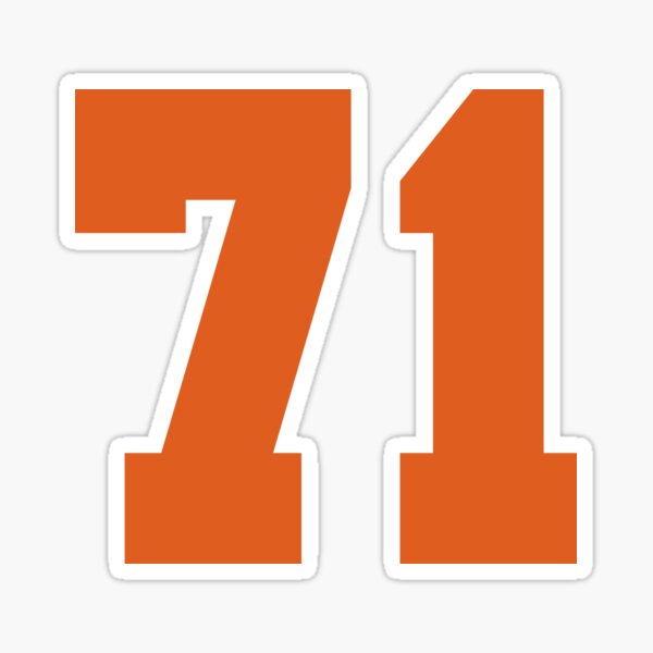 Number 71 Stickers for Sale | Redbubble