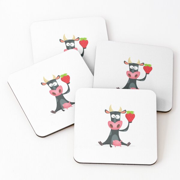 Item preview, Strawberry Cow funny strawberry cow with strawberry designed and sold by OneTimeEngineer.