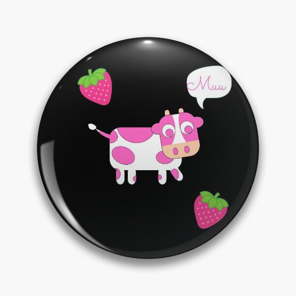 Item preview, Strawberry Cow Pink  designed and sold by OneTimeEngineer.