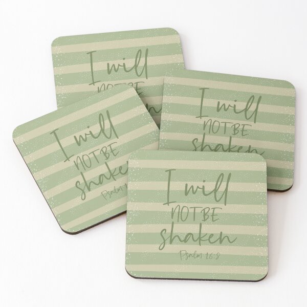 Item preview, Christian Quotes I will not be shaken designed and sold by della95.