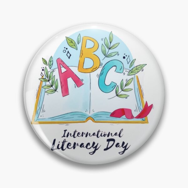 Item preview,   "International Day of Literacy". designed and sold by Mahe Jabeen.