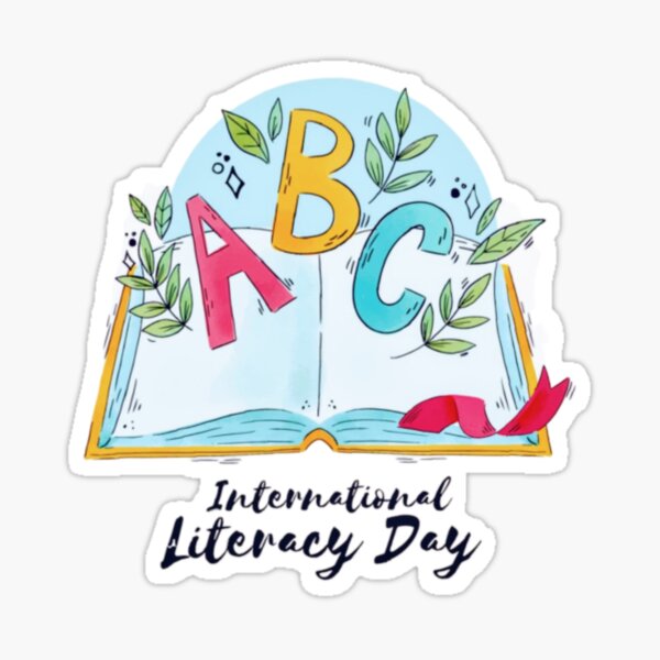 Item preview,   "International Day of Literacy". designed and sold by Mahe Jabeen.