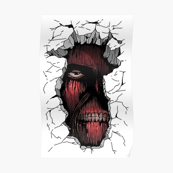 Wall Titan Attack on Titan Poster